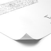 テネシーミニマル通りの地図 ポスター (角)