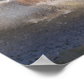 テネシーランニングウォーカー川の水 ポスター (角)