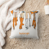 テネシーレディースカウボーイブーツオレンジファッション名 クッション (ブランケット)