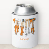 テネシーレディースカウボーイブーツオレンジファッション名 缶クーラー