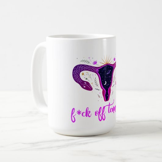 テネシー中絶は天の子宮抗議を禁止 コーヒーマグカップ (正面左)