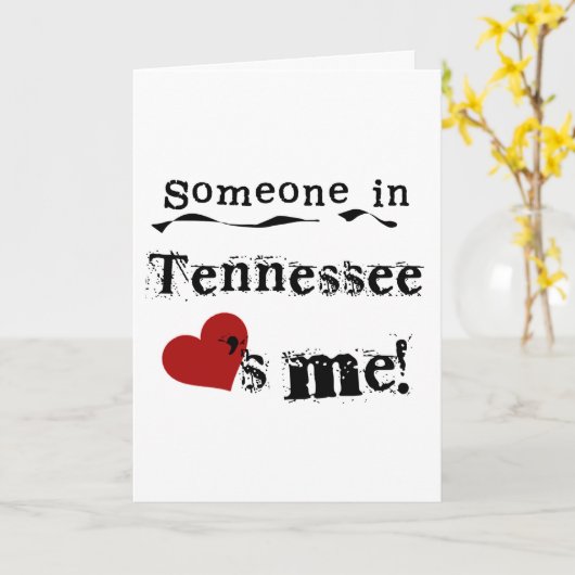 テネシー人は私を愛している カード (黄色い花)