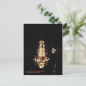 テネシー劇場のシャンデリア ポストカード (スタンド正面)