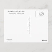 テネシー劇場 ポストカード (裏面)