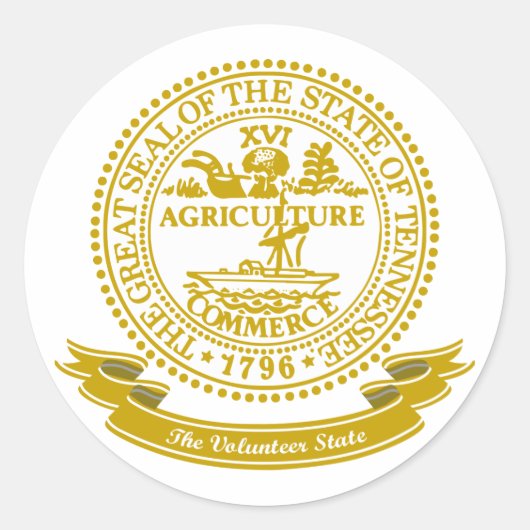 テネシー印 ラウンドシール (正面)