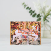 テネシー回転木馬馬の油絵 ポストカード (スタンド正面)