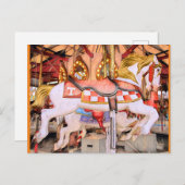 テネシー回転木馬馬の油絵 ポストカード (正面/裏面)