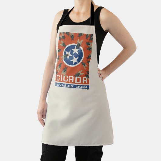 テネシー国旗のセミの侵入 エプロン (インサイチュ)