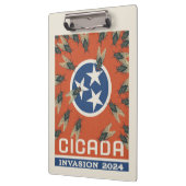 テネシー国旗のセミの侵入 クリップボード (左)