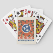 テネシー国旗のセミの侵入 トランプ (裏面)