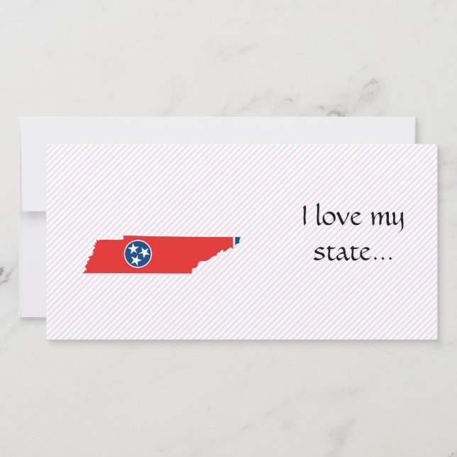 テネシー国旗の地図 (正面)