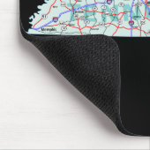 テネシー地図マウスパッド マウスパッド (コーナー)