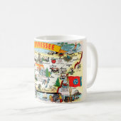 テネシー地図マグ コーヒーマグカップ (正面右)