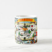 テネシー地図マグ コーヒーマグカップ (中央)
