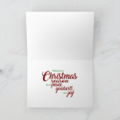 テネシー地方の音楽ファンへの聖降誕祭 シーズンカード (内部)