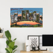 テネシー大文字情景テネシー ポスター (ホームオフィス)