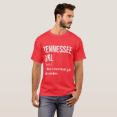 テネシー女子の定義 テネシー女性用 Tシャツ (正面フル)
