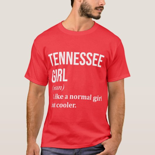 テネシー女子の定義 テネシー女性用 Tシャツ (正面)