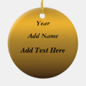 テネシー州のクリスマスツリーのオーナメント セラミックオーナメント (裏面)