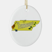 テネシー州のクリスマスツリーのオーナメント セラミックオーナメント (右)