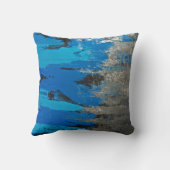 テネシー州のタイタンの刺激を受けたな青 クッション (裏面)