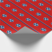 テネシー州のバナーパターン ラッピングペーパー (角)