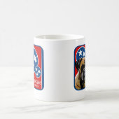 テネシー州のボクサー コーヒーマグカップ (中央)