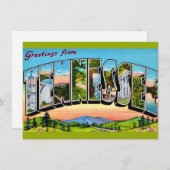 テネシー州のポストカードお引越しのお知らせ (正面/裏面)