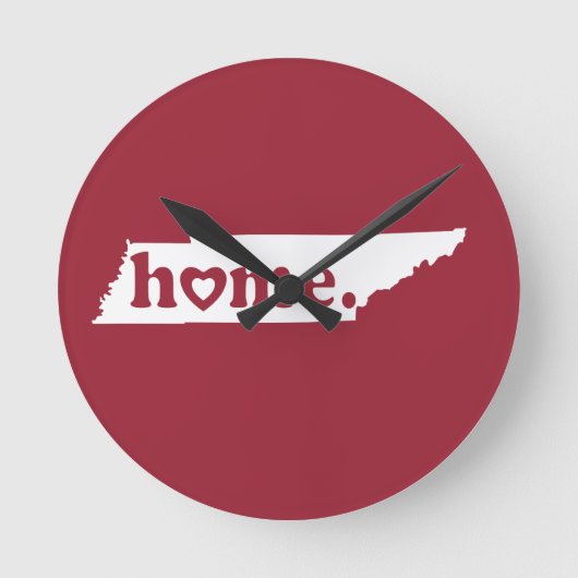 テネシー州の家 ラウンド壁時計 (正面)