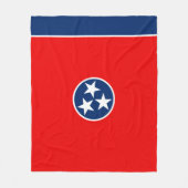 テネシー州の州の旗のデザイン フリースブランケット (正面)