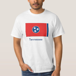 テネシー州の州の旗のTシャツ Tシャツ