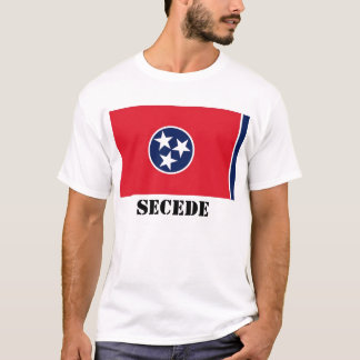 テネシー州の州の旗は、脱退します Tシャツ
