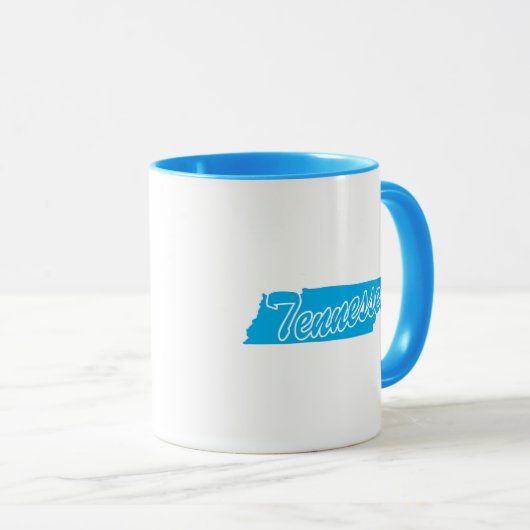 テネシー州の形状マグカップ マグカップ (正面右)