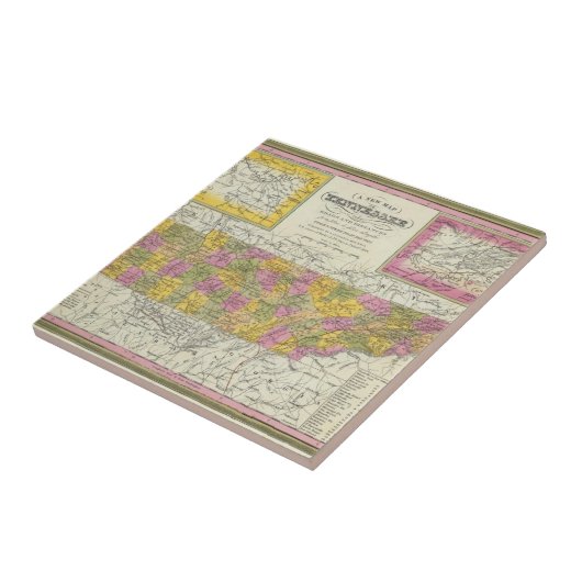 テネシー州の新しい地図 タイル (側面)