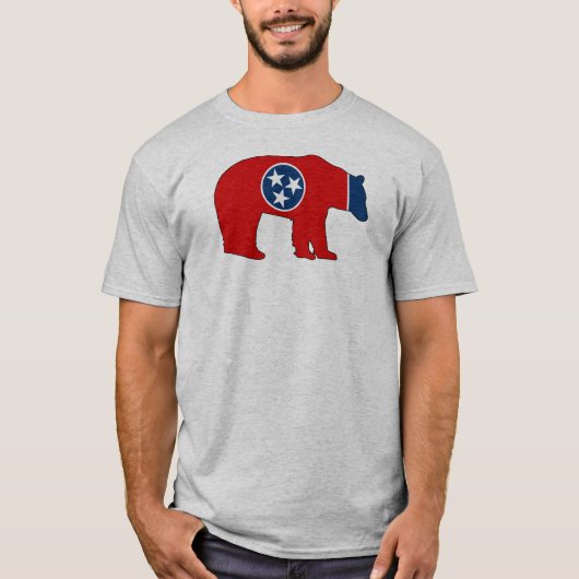 テネシー州の旗のクマ Tシャツ (正面)