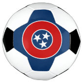 テネシー州の旗 サッカーボール (回転)