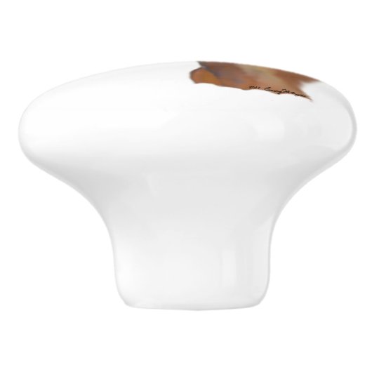 テネシー州の歩くの馬の引出しの食器棚の引きのノブ セラミックノブ (側面)