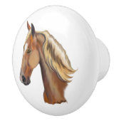 テネシー州の歩くの馬の引出しの食器棚の引きのノブ セラミックノブ (右)