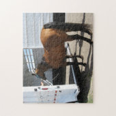 テネシー州の歩くの馬及び馬のトレーラー ジグソーパズル (縦)