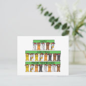 テネシー州の猫たちによるクリスマスおめでとう シーズンポストカード (スタンド正面)