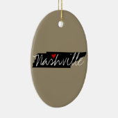 テネシー州の町 セラミックオーナメント (右)