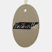 テネシー州の町 セラミックオーナメント (左)