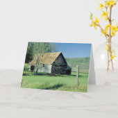 テネシー州の納屋 カード (黄色い花)