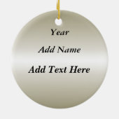 テネシー州の雪だるまのクリスマスのオーナメント セラミックオーナメント (裏面)