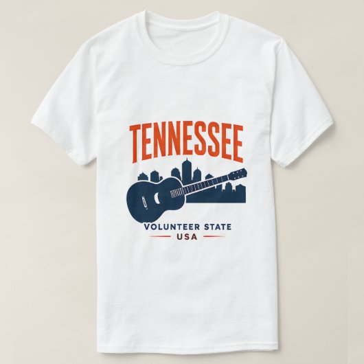 テネシー州の音楽遺産 Tシャツ (デザイン正面)