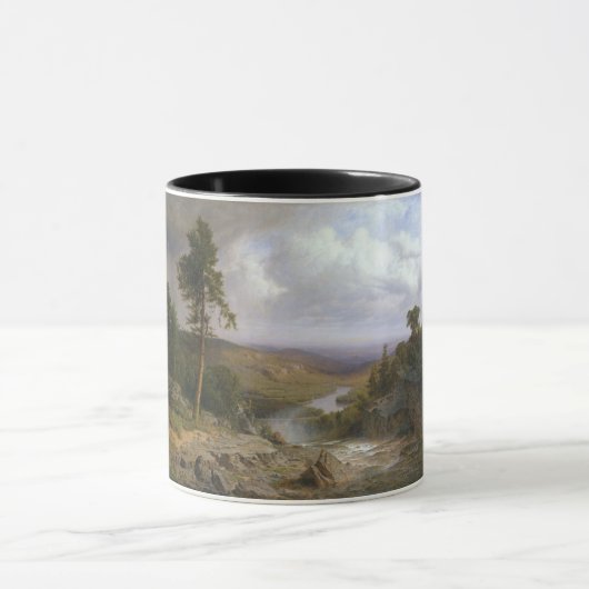 テネシー州の風景 ヴィンテージ マグカップ (中央)