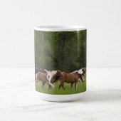 テネシー州の馬の群れ コーヒーマグカップ (中央)