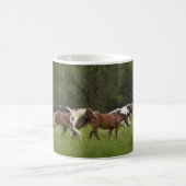 テネシー州の馬の群れ コーヒーマグカップ (中央)