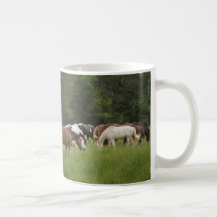 テネシー州の馬の群れ コーヒーマグカップ