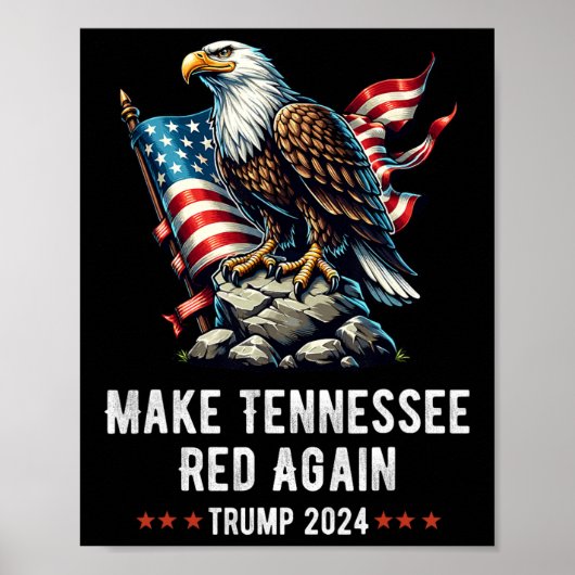テネシー州を再び赤くせよ イーグル共和党 トランプ ポスター (正面)